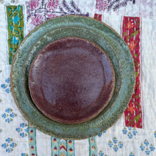 Maati1 (Handmade set of three plates)