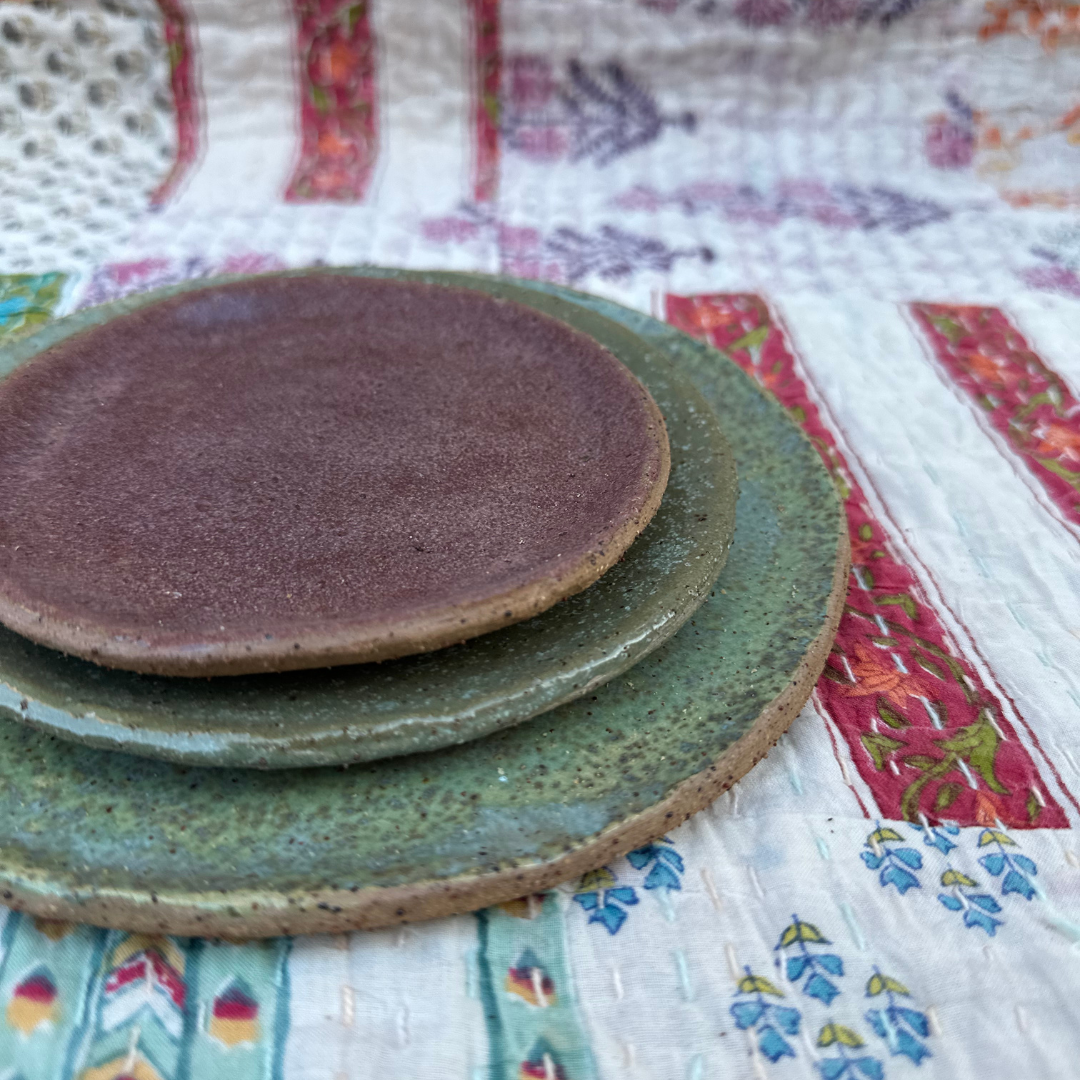 Maati1 (Handmade set of three plates)